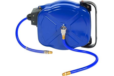 Шланг полиуретановый на автоматической катушке 8х12 мм, 8 м, резьба 1/4” МАСТАК 681-08008HR