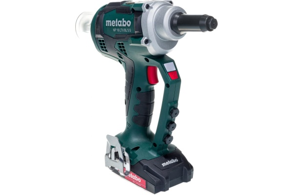 Аккумуляторный заклепочник Metabo NP 18 LTX BL 5.0 619002500