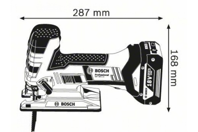 Аккумуляторный лобзик Bosch GST 18 V-LI S 0.601.5A5.102