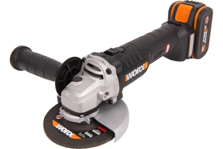 Угловая бесщеточная аккумуляторная шлифмашина WORX WX812