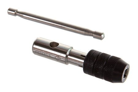 Т-образный метчикодержатель с фиксирующим шариком, Зубр М8-М12, L-83мм/L-100мм 28136-83