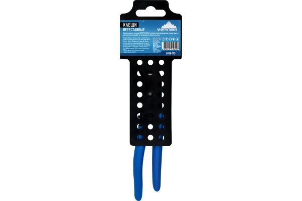 Переставные клещи vertextools 175 мм 0038-175