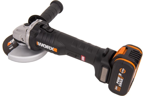 Угловая бесщеточная аккумуляторная шлифмашина WORX WX812 Угловая бесщеточная аккумуляторная шлифмашина WORX WX812