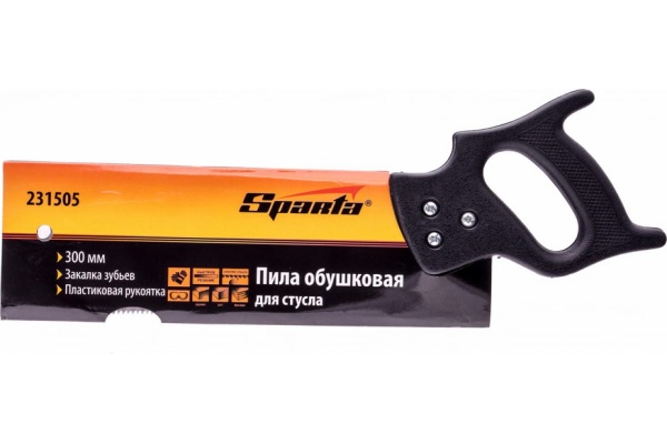 Пила по дереву SPARTA обушковая, для стусла, 300 мм 231505
