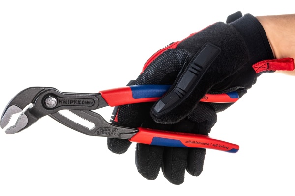 Переставные клещи Knipex Cobra, 50 мм (2"), 250 мм, серые, 2К ручки, KN-8702250SB