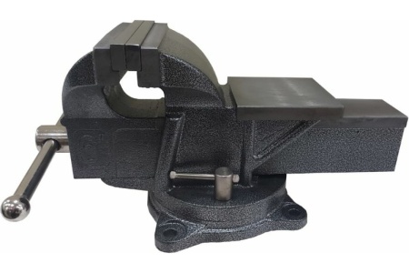 Слесарные тиски GRIFF 75 мм, серия PRO, поворотные, стальные, с наковальней 5кг g164022