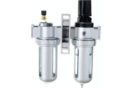 Блок подготовки воздуха AFRL802 1/2" влагоотделитель с лубрикатором и регулятором давления Pegas pneumatic 4706