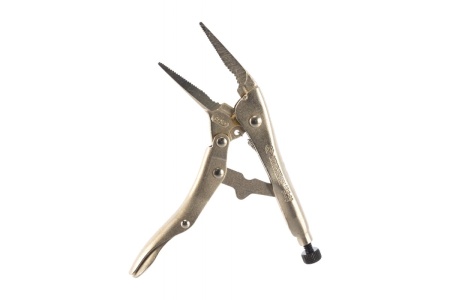 Тонконосый зажим с фиксатором 160мм KING TONY 6315-06