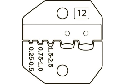 Пресс-клещи КВТ CTK-12 66609