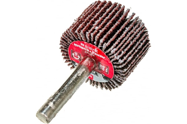 Круг лепестковый (30x20x6 мм; P 80) для дрели MATRIX 74160