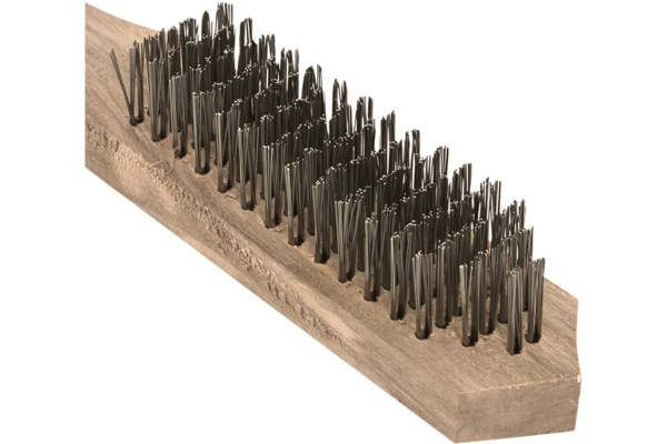 Стальная кордщетка EKF деревянная ручка, 5 рядная Master wbs-wd-5-mas