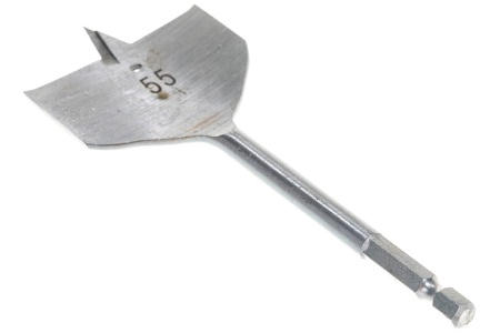 Сверло перовое по дереву (55х152 мм; HEX1/4) MATRIX 70435 Сверло перовое по дереву (55х152 мм; HEX1/4) MATRIX 70435