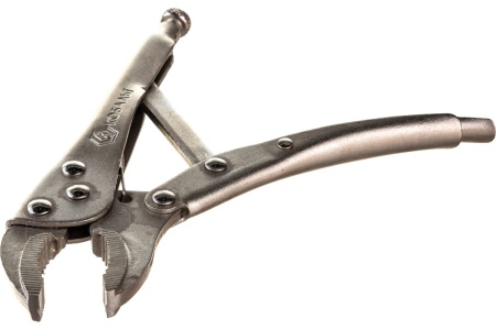 Зажимные клещи (полукруглые губки, 180 мм, подвес) КОБАЛЬТ 244-247