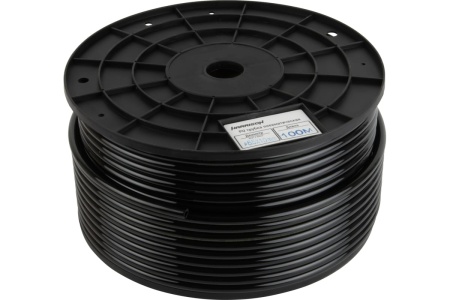 Трубка черная PU 6.5x10 мм, длина 100 м Harrison HUS6510-BK