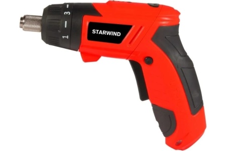 Аккумуляторная отвертка Starwind SCTS-6Q-4-1 аккум. патрон, быстрозажимной, кейс в комплекте KWSD07 1535008