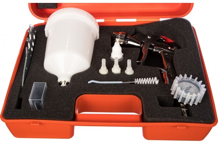 Краскораспылитель WALMEC Walcom SLIM S HTE сопло 1.3, верхний бачок пластик 0.68 л 1006813