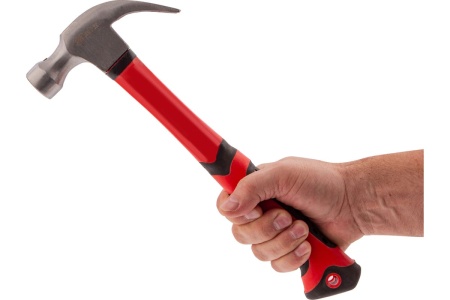 Молоток-гвоздодер MATRIX, 10446, 450 г