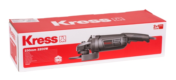 Углошлифовальная машина KRESS KUS35P, 2200Вт, 230мм, коробка