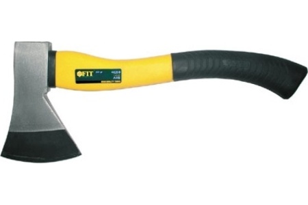 Топор FIT усиленная кованая сталь, усиленная фибергласовая ручка, 1000 г 46210