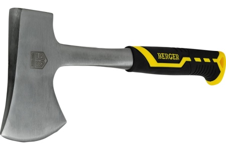 Туристический цельнокованый топор Berger BG 600 г, с чехлом, 3-компонентная рукоятка BG1530