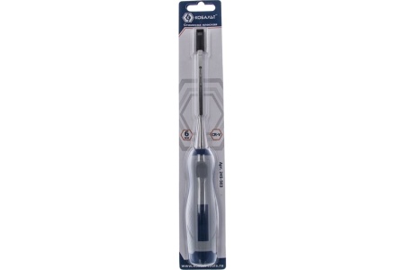 Плоская стамеска (6 х 140 мм, CR-V, блистер) КОБАЛЬТ 245-503