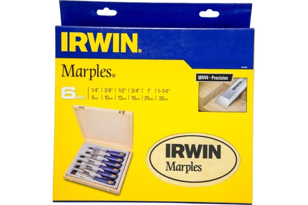 Набор из 6 стамесок (6/10/13/19/25/32мм) IRWIN MS444 TM444S6