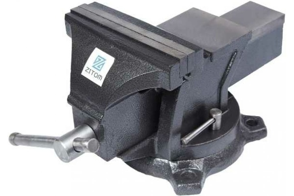 Слесарные тиски ZITOM 140 мм, поворотные bv10140