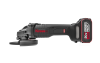 Угловая шлифмашина аккумуляторная KRESS, KU801, 20В, 125мм, 4Ач х2, ЗУ 6А, кейс