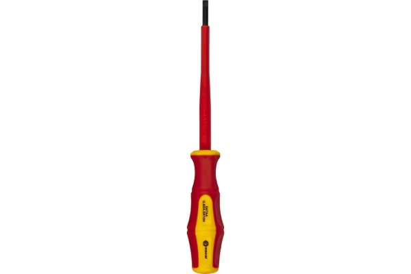 Отвертка диэлектрическая Ultra Grip SL 4,0 х 100 мм CR-V КОБАЛЬТ 646-447