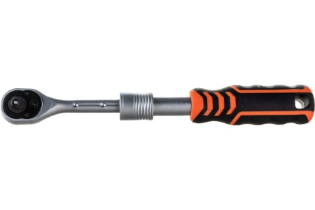 Телескопическая трещотка AV Steel 1/4 72 зубца 190-225мм AV-508670