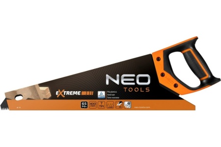 Ножовка по дереву NEO Tools 400 мм, 7TPI PTFE 41-111