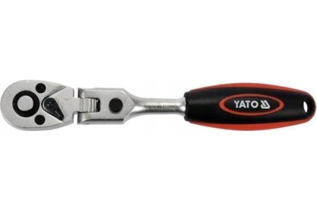 Трещотка с шарниром YATO 1/4", 159 мм YT-0325