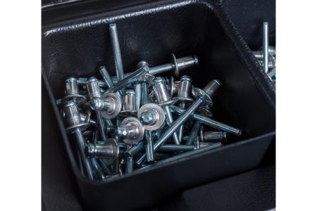 Литой ручной заклепочник Inforce в кейсе, с набором заклепок 2.4-4.8 мм 06-14-101