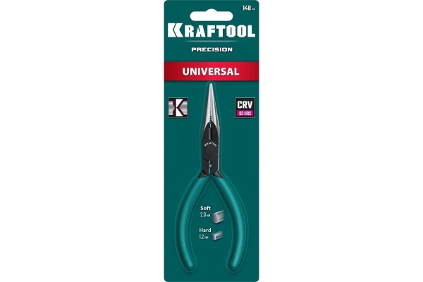 Прецизионные тонкогубцы KRAFTOOL Precision 140 мм 220017-3-14_z01