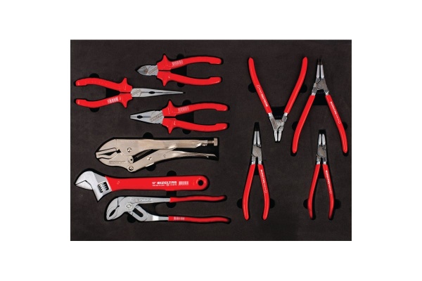 Инструментальная тележка IZELTAS серии GARAJ с инструментами, 7 выдвижных ящиков 8242001142