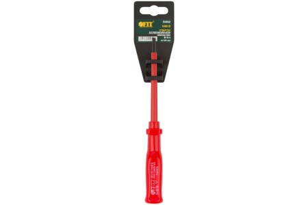 Изолированная отвертка CrV 1000V 4х100 мм FIT 55802