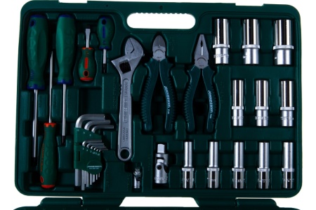 Универсальный набор торцевых головок 83 предмета Jonnesway S04H52483S