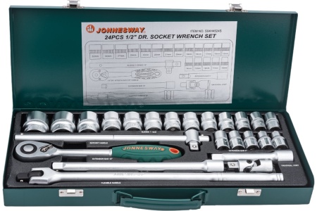 Набор торцевых головок 1/2"DR Jonnesway 10-32 мм S04H4524S