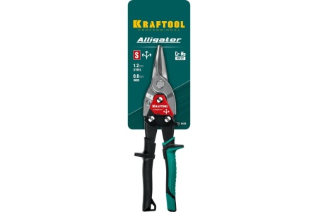Ножницы по металлу KRAFTOOL Alligator прямые, 250 мм 2328-S