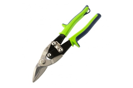 Ножницы по металлу СИБРТЕХ 250 мм, правый рез, сталь С55, двухкомпонентные рукоятки 78337