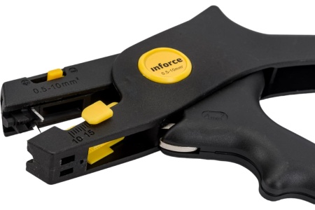 Инструмент для снятия изоляции Inforce 0,5-10 мм2 06-19-14 Инструмент для снятия изоляции Inforce 0,5-10 мм2 06-19-14