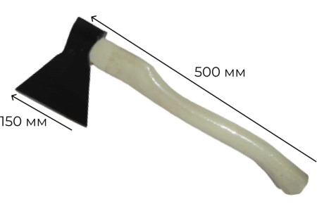 Хозяйственный кованый топор Агростройлидер 0.8 кг А0 Т6