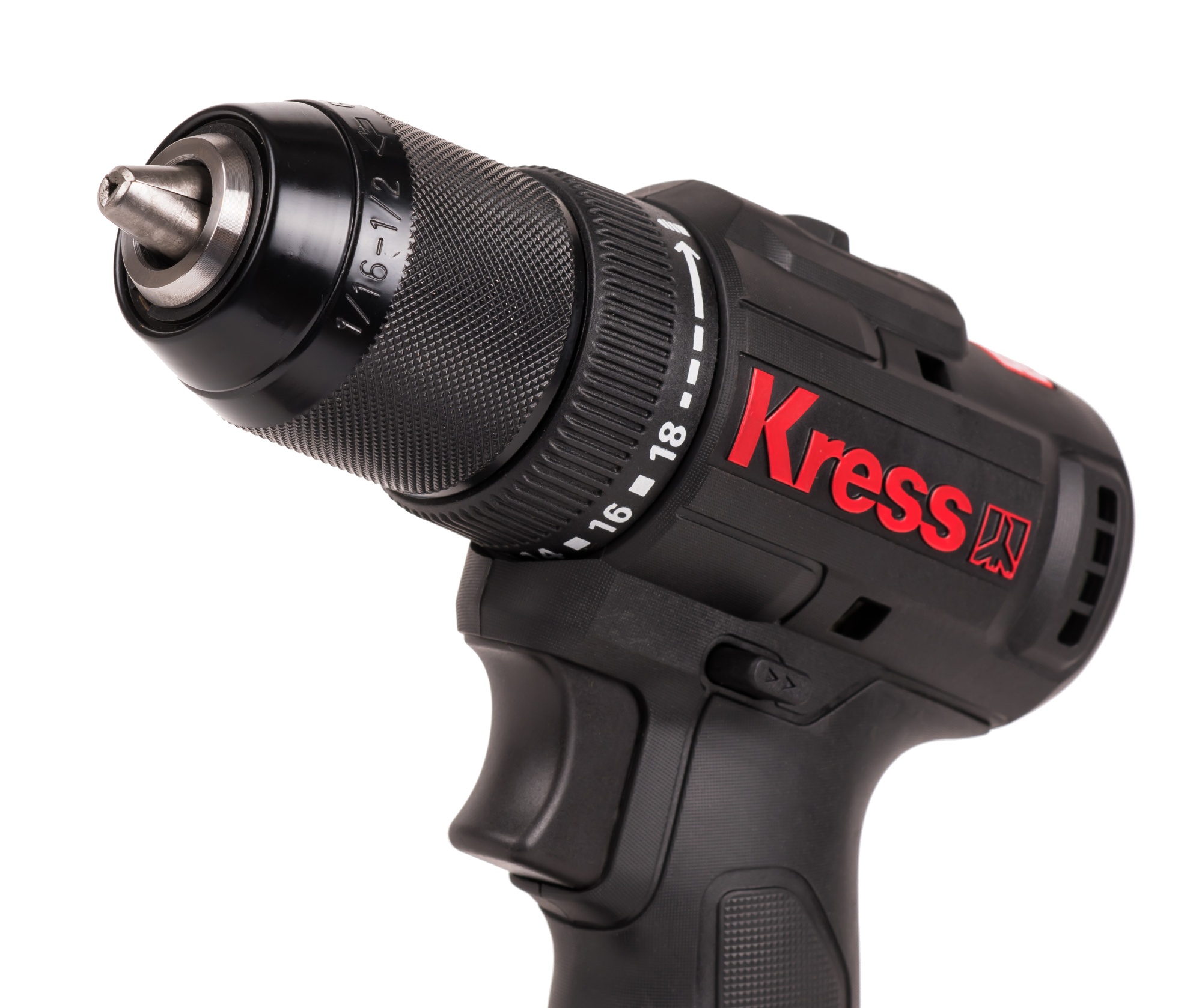 Дрель-шуруповерт аккумуляторная бесщеточная KRESS KU212.1, 20В, 50Нм, 2Ач x2, ЗУ 2А, Сумка + коробка