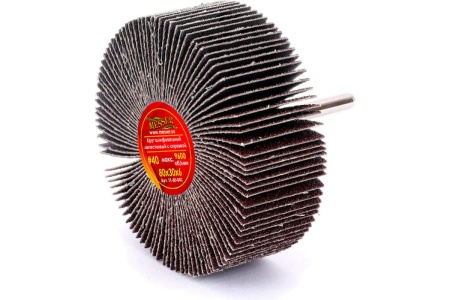 Круг лепестковый на шпильке 80x30x6 мм №40 MESSER 11-80-040