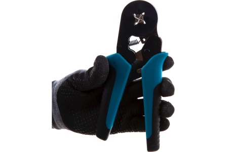 Клещи для обжима наконечников электропроводов с сечением 0,25-8 мм2 GROSS 17724