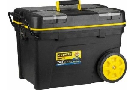 Ящик-тележка для инструмента STAYER PROFESSIONAL 620х370х420мм 24.5" 38107-24 Ящик-тележка для инструмента STAYER PROFESSIONAL 620х370х420мм 24.5" 38107-24