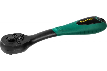 Трещотка для торцовых головок Kraftool EXPERT, Сr-V сталь, 72 зубца, пластиковое покрытие, 1/4" 27796-1/4_z02