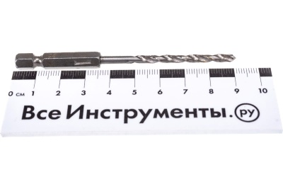 Сверло по металлу (3.5х90 мм; HEX 1/4) ПРАКТИКА 037-565