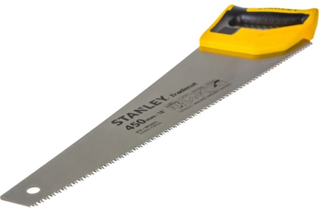 Ножовка по дереву Stanley TRADECUT с закаленным зубом, 7 Х 450мм STHT20354-1