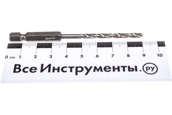Сверло по металлу (3.5х90 мм; HEX 1/4) ПРАКТИКА 037-565 Сверло по металлу (3.5х90 мм; HEX 1/4) ПРАКТИКА 037-565